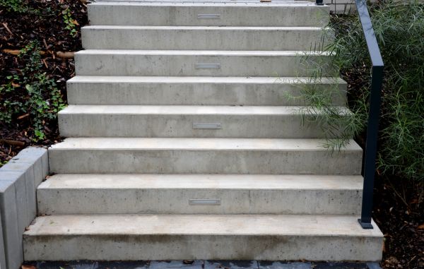 Poured Step Installation in Indio