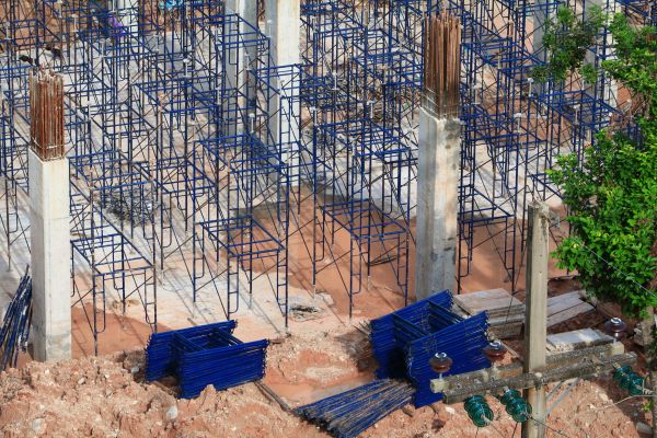 Concrete Pier Construction in Indio