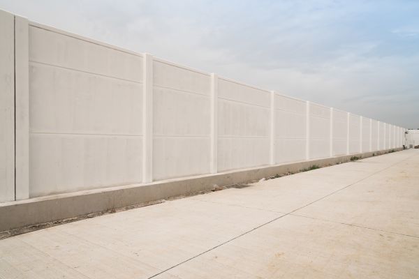 Concrete Fence Construction in Indio