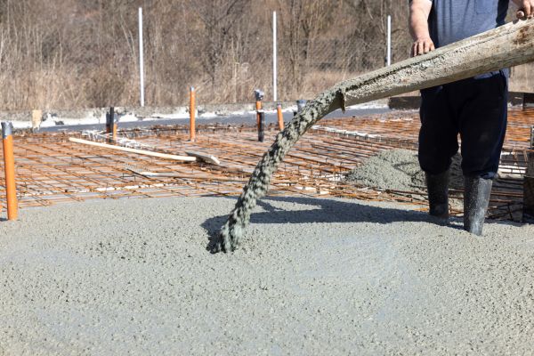 Pole Barn Slab Pouring in Indio