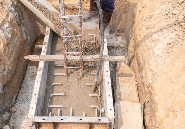 Cement Foundation Pouring in Indio