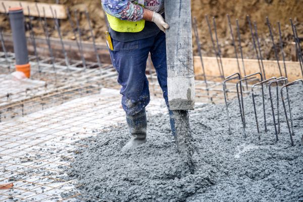 Cabin Foundation Pouring in Indio
